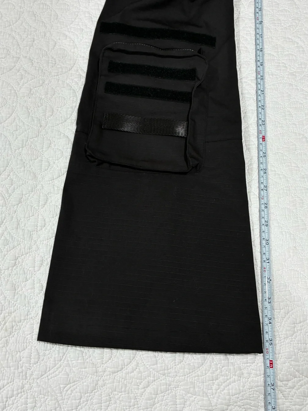 NWT Namilia Techno Stretch Cargo Pants Lace Up Front Multi Pocket Black Large